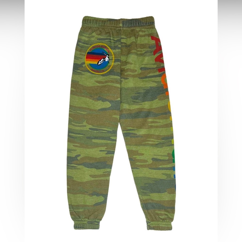 Aviator nation camo sweatpants sz14 brand new